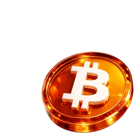Иллюстрация: золотистая монета с логотипом Bitcoin